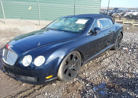 2007 Bentley Continental z USA, uszkodzony, nr VIN SCBDR33W47C044202